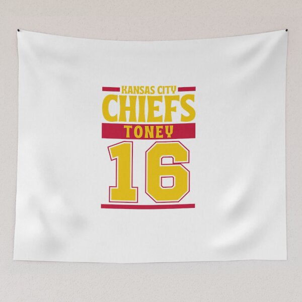 Item preview, Kansas City Chiefs Toney 16 American Football Team  designed and sold by RyanJosephBer.