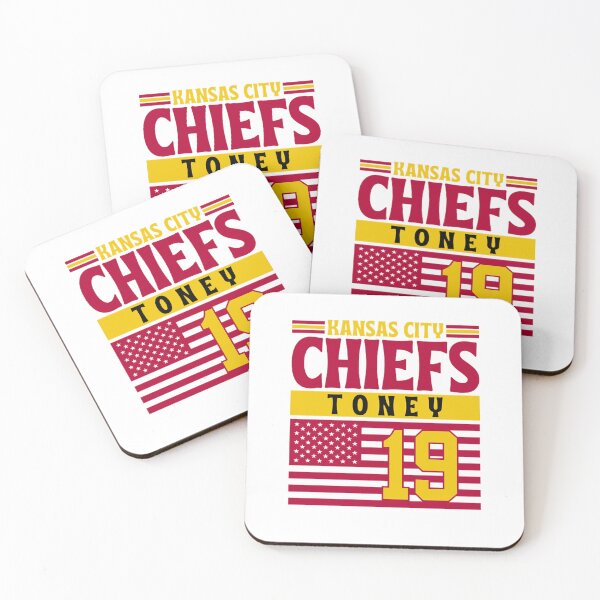 Item preview, Kansas City Chiefs Toney 19 American Flag Football  designed and sold by RyanJosephBer.