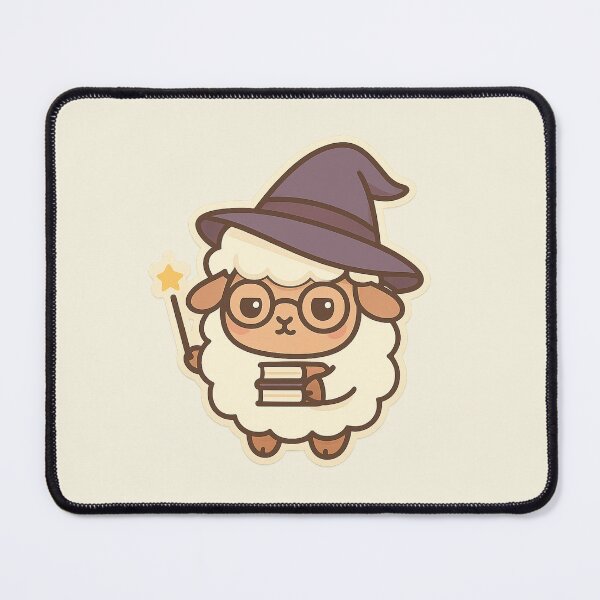 Item preview, Wizard PuffPuff – Magical Halloween Sheep designed and sold by Puff & Tuff.