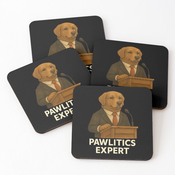 Item preview, Pawlitics Expert – Funny Animal Politics Design designed and sold by CritterSquad.