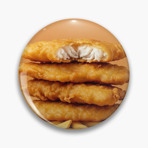 Item preview, Golden Crunch – Fish & Chips Pop Art Edition designed and sold by Emily Waters.