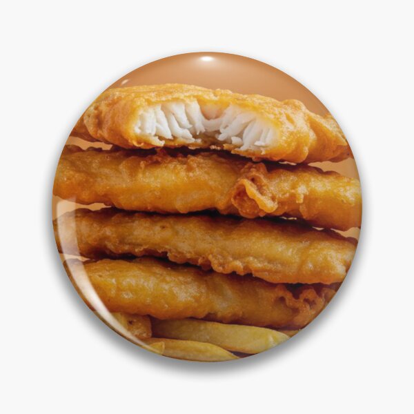 Item preview, Golden Crunch – Fish & Chips Pop Art Edition designed and sold by Emily Waters.