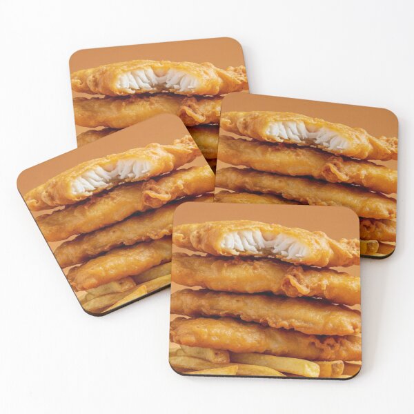 Item preview, Golden Crunch – Fish & Chips Pop Art Edition designed and sold by Emily Waters.