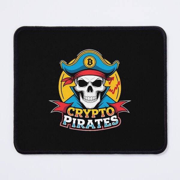 Item preview, Crypto Pirates Logo Bold Hat Bitcoin Skull Design For Traders designed and sold by ThierryPoirier.