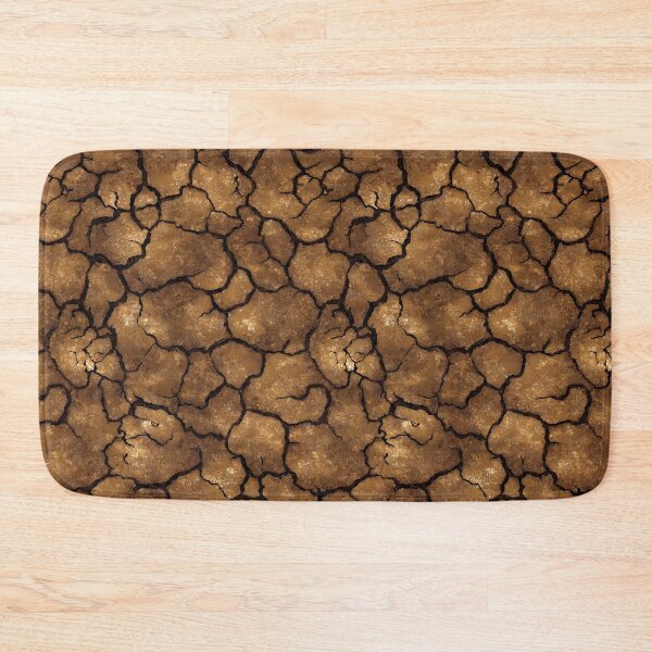 Item preview, Realistic texture of dark, wet, and cracked earth designed and sold by Piotrek0001.