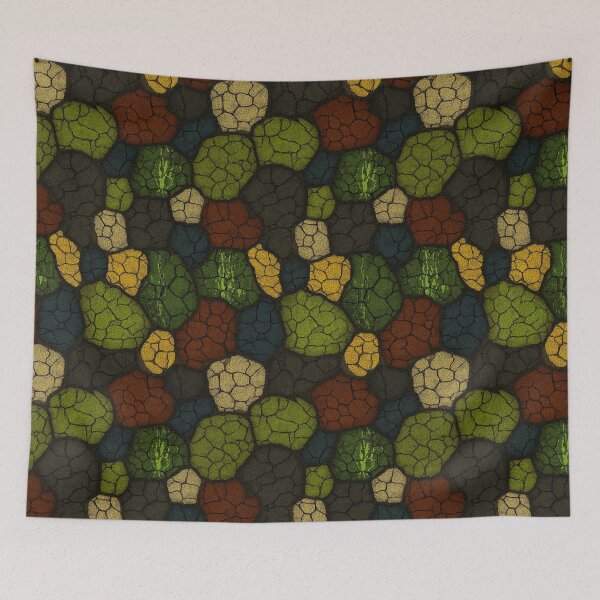 Item preview, Colorful fantasy stones with cracked surface texture designed and sold by Piotrek0001.