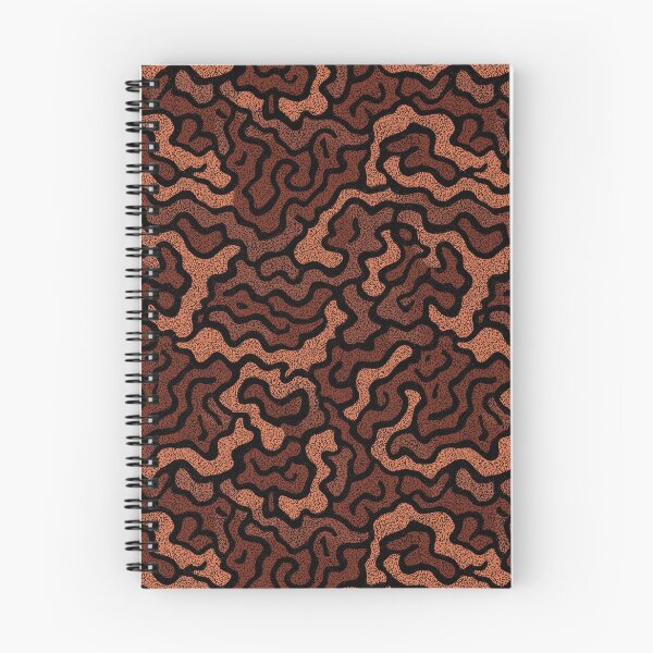 Item preview, Abstract pattern of organic lines in brown shades designed and sold by Piotrek0001.