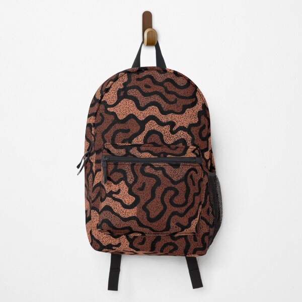 Item preview, Abstract pattern of organic lines in brown shades designed and sold by Piotrek0001.