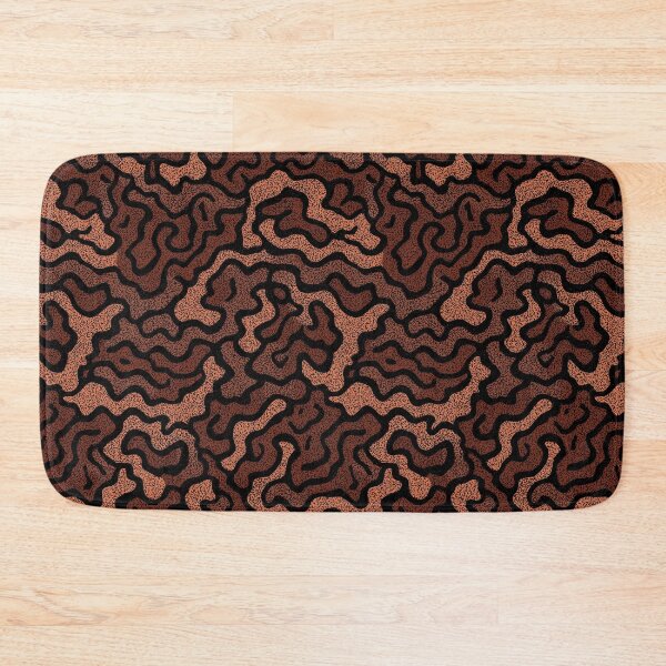 Item preview, Abstract pattern of organic lines in brown shades designed and sold by Piotrek0001.