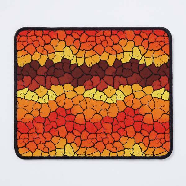 Item preview, Cracked earth pattern with a sunset gradient design designed and sold by Piotrek0001.