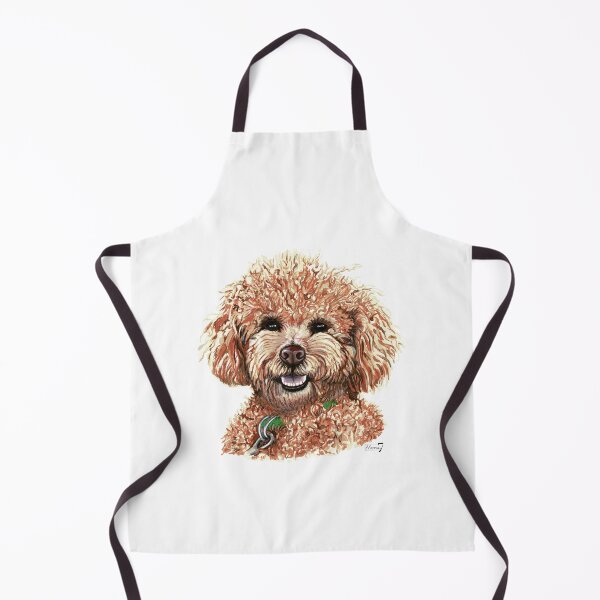 Item preview, Cute watercolor Caniche dog designed and sold by Heaven7.