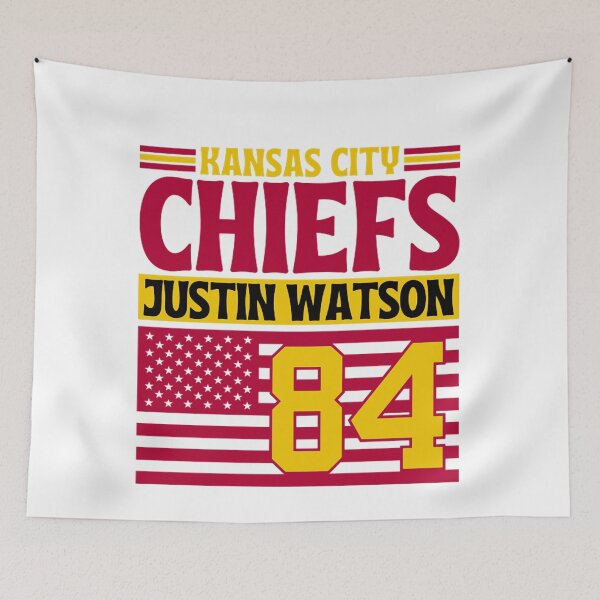 Item preview, Kansas City Chiefs Watson 84 American Flag Football 1 designed and sold by RyanJosephBer.