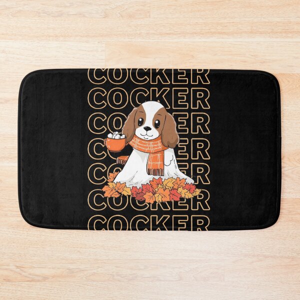 Item preview, Cute Cocker Spaniel Dog Fall Pumpkin Spice Autumn T-Shirt designed and sold by FestivityFinds.