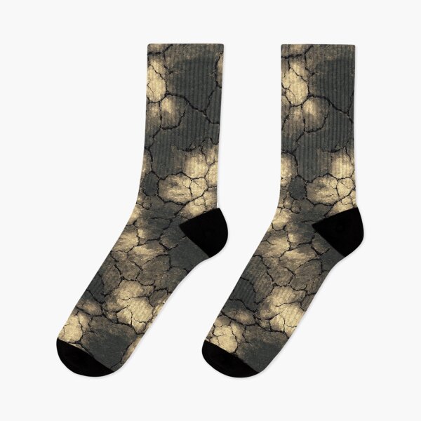 Item preview, Dark texture of cracked earth in shades of gray designed and sold by Piotrek0001.