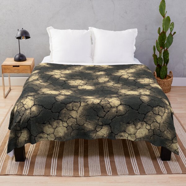 Item preview, Dark texture of cracked earth in shades of gray designed and sold by Piotrek0001.