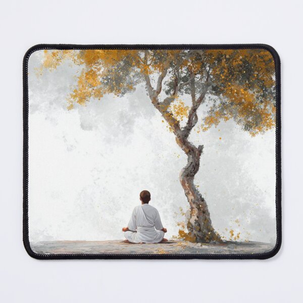 Item preview, Golden Stillness – Meditative Tree & Tranquil Figure Phone Case designed and sold by Emily Waters.