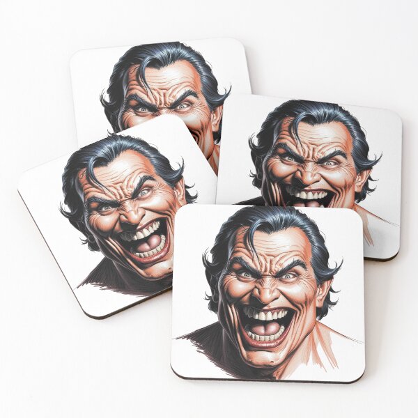 Item preview, Maniacal Laugh — Savage Comic Portrait (Dark Art Illustration) designed and sold by Feel It All Club.