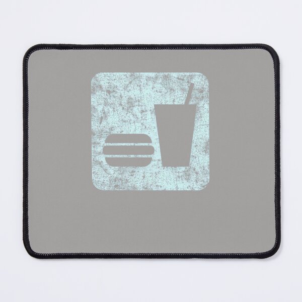 Item preview, BURGER-AND-DRINK---WHITE---DISTRESSED designed and sold by JeffreyNewmana.