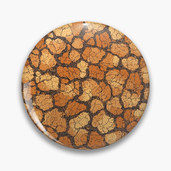 Item preview, Cracked orange earth texture with small pebbles designed and sold by Piotrek0001.