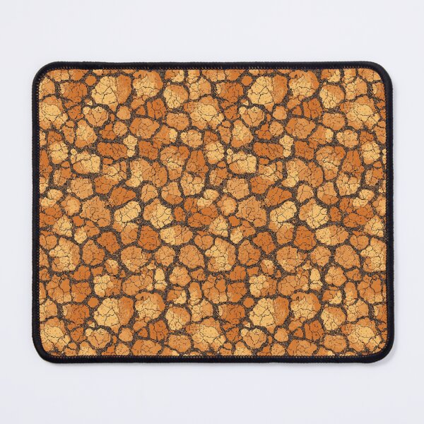 Item preview, Cracked orange earth texture with small pebbles designed and sold by Piotrek0001.