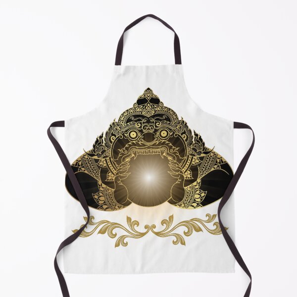 Item preview, Ornate Gold Thai Giant Rahu designed and sold by Happyfreedom.