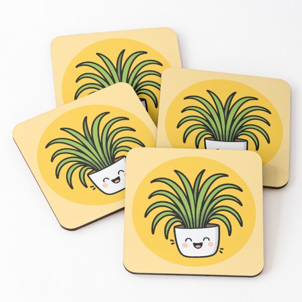 Item preview, Happy Spider Plant in Pot - Yellow designed and sold by Clever Cookie.