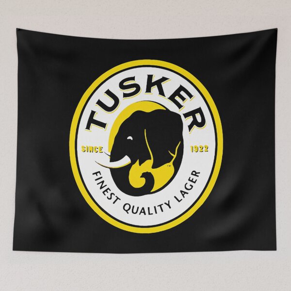 Item preview, Tusker Lager Logo Classic T Shirt designed and sold by Emma Burton.