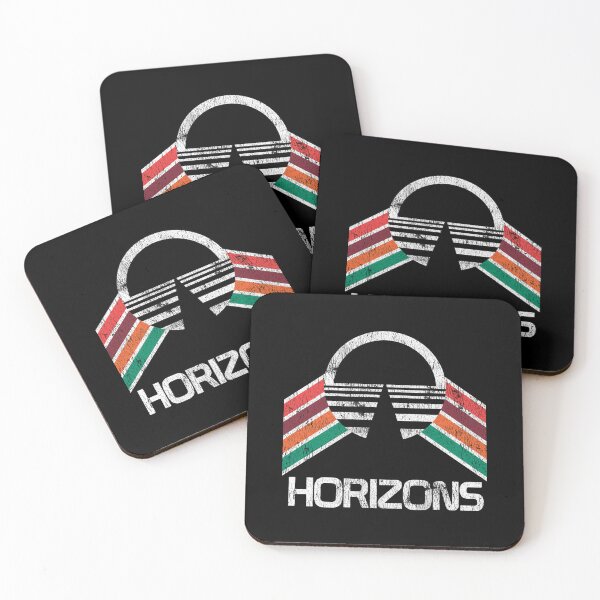 Item preview, Vintage Horizons Distressed Logo In Vintage Retro Style designed and sold by Emma Burton.