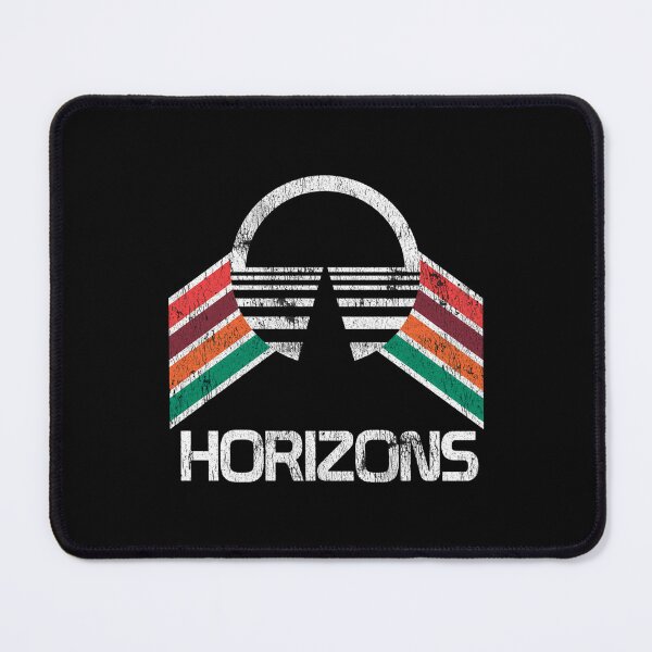 Item preview, Vintage Horizons Distressed Logo In Vintage Retro Style designed and sold by Emma Burton.