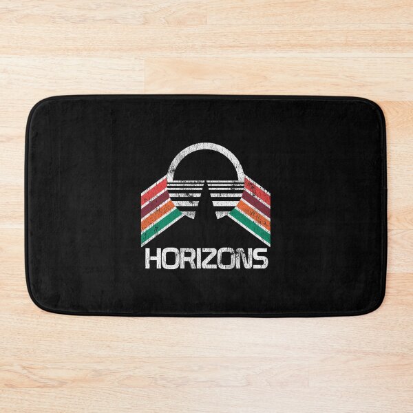 Item preview, Vintage Horizons Distressed Logo In Vintage Retro Style designed and sold by Emma Burton.