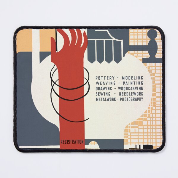 Item preview, Vintage Art Deco Poster | Henry Street Settlement Craft School | Federal Art Project WPA | Modernist Typography & Design designed and sold by artofuniverse.