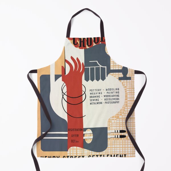 Item preview, Vintage Art Deco Poster | Henry Street Settlement Craft School | Federal Art Project WPA | Modernist Typography & Design designed and sold by artofuniverse.