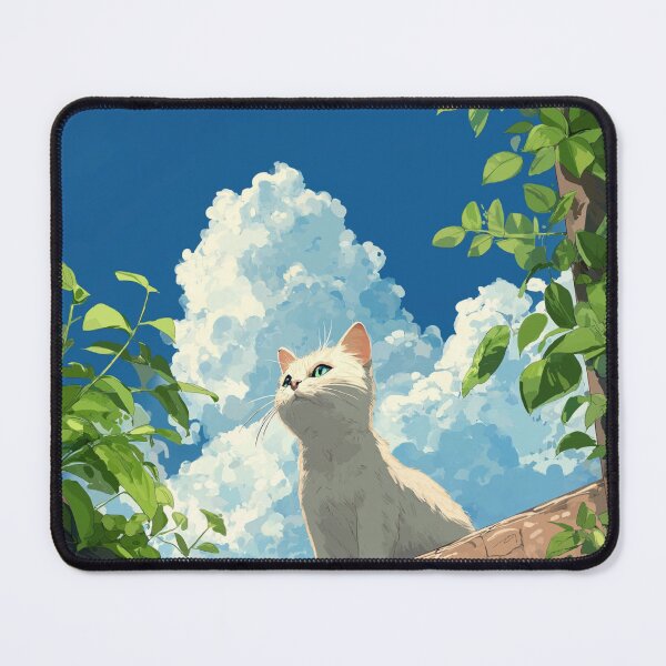 Item preview, Sky-Gazing Cat – Serene Rooftop Nature Phone Case designed and sold by Emily Waters.