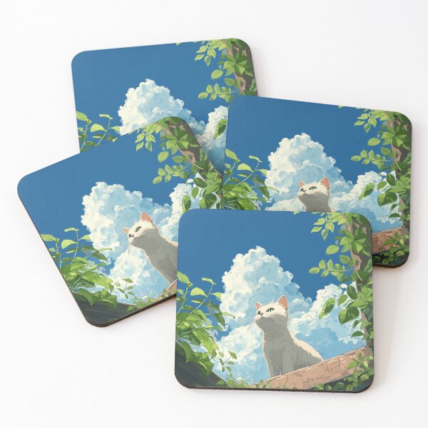 Item preview, Sky-Gazing Cat – Serene Rooftop Nature Phone Case designed and sold by Emily Waters.