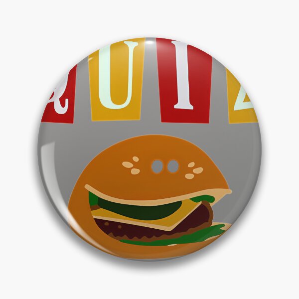 Item preview, BURGER-QUIZZ-NEW-LOGO designed and sold by RobertSulli.
