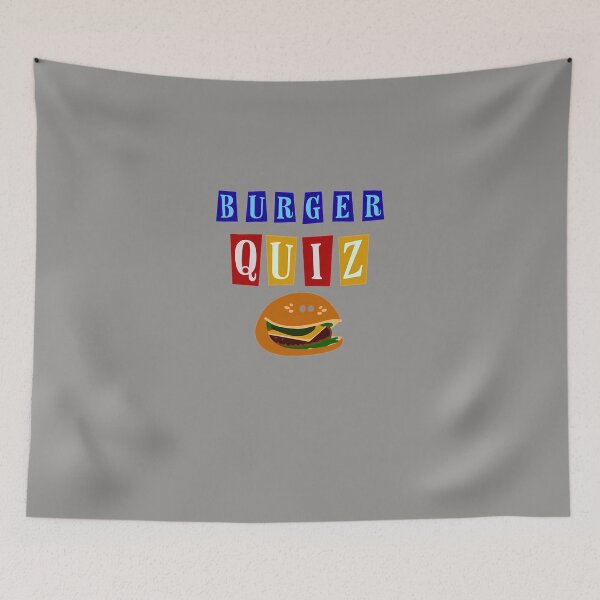 Item preview, BURGER-QUIZZ-NEW-LOGO designed and sold by RobertSulli.