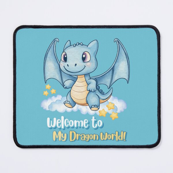 Item preview, Happy Dragon Ready to Fly - Welcome to my Dragon World! designed and sold by jindezign.