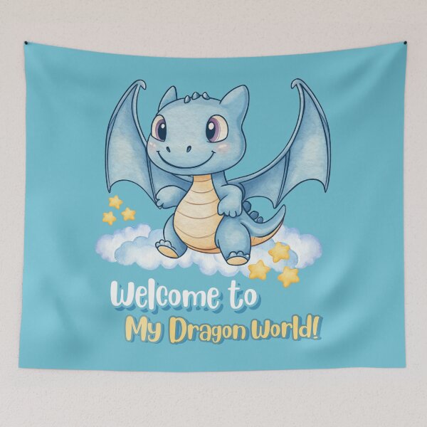 Item preview, Happy Dragon Ready to Fly - Welcome to my Dragon World! designed and sold by jindezign.