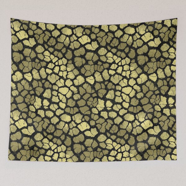 Item preview, Cracked earth texture in shades of rotten green designed and sold by Piotrek0001.
