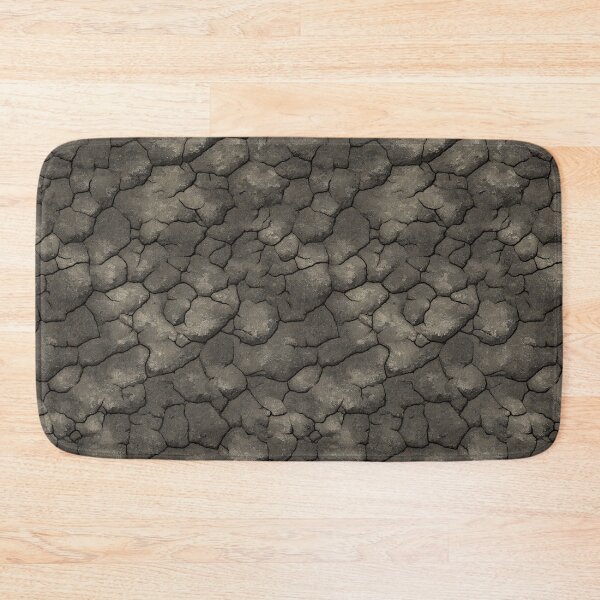 Item preview, Realistic texture of dry, cracked mud in grays designed and sold by Piotrek0001.