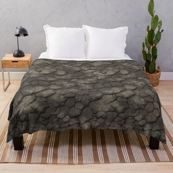 Item preview, Realistic texture of dry, cracked mud in grays designed and sold by Piotrek0001.
