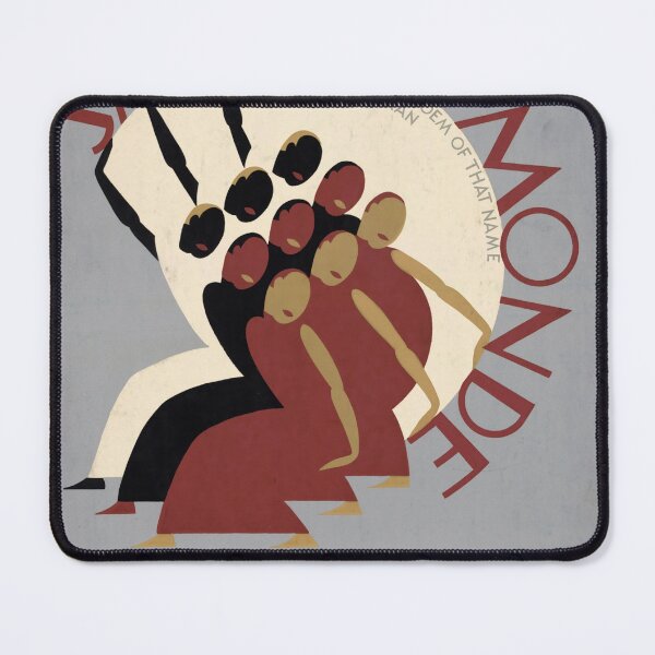 Item preview, Federal Dance Theatre Poster | Salut au Monde | WPA Art | Walt Whitman Poem | 1930s Geometric Design & Modern Dance designed and sold by artofuniverse.