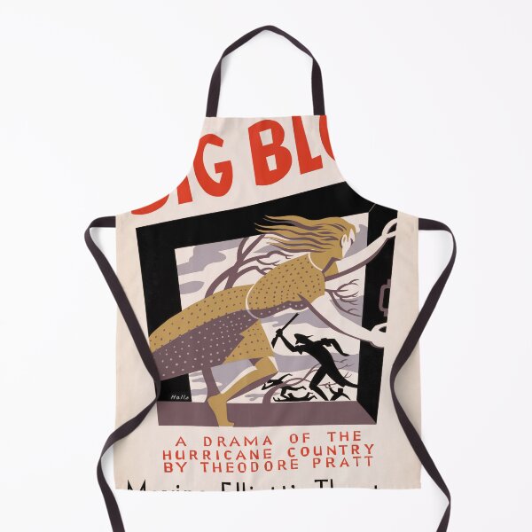 Item preview, Vintage Big Blow Poster | WPA Federal Theatre Art | Bold Graphic Style | New Deal Drama | Maxine Elliott’s Theatre NYC designed and sold by artofuniverse.