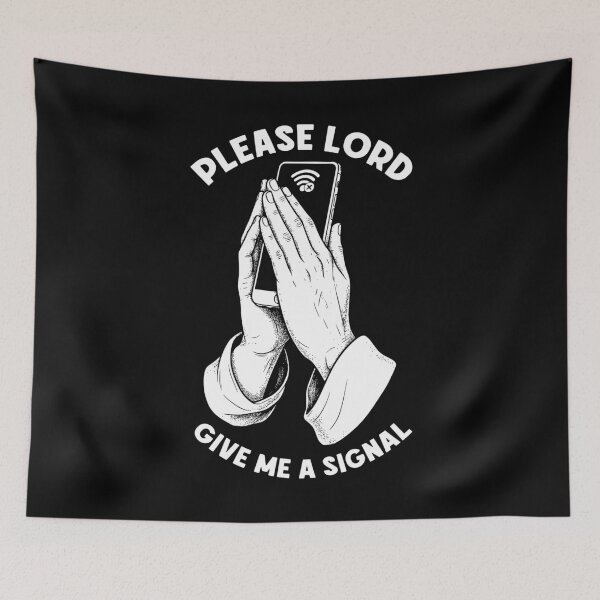Item preview, Funny Cell Phone Bad Wifi Prayer Lord Give Me A Signal designed and sold by GrandeDuc.