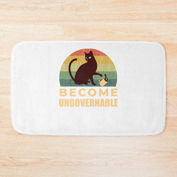 Item preview, Become-Ungovernable-Cat-Drink designed and sold by DirkKoche.
