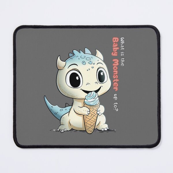 Item preview, What is the Baby Monster Up To- IceCream designed and sold by jindezign.
