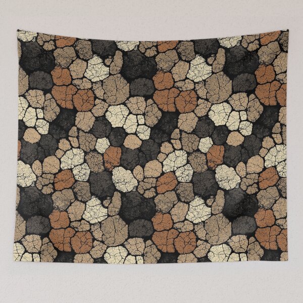Item preview, Natural mosaic of cracked earth in earth colors designed and sold by Piotrek0001.