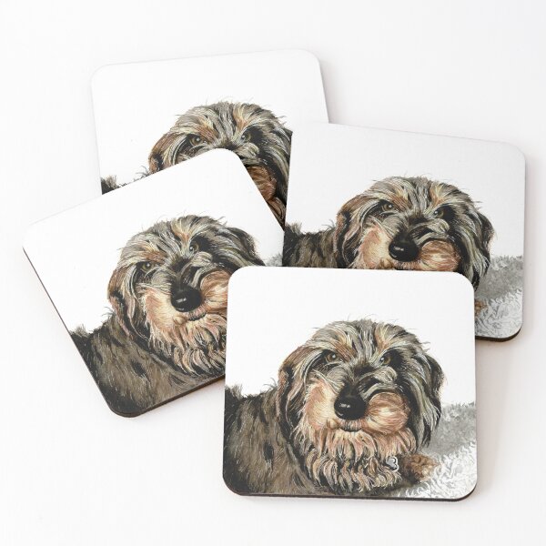 Item preview, Cute hand painted watercolor dog designed and sold by Heaven7.