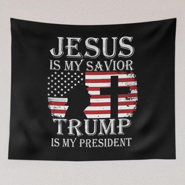 Item preview, Vintage Jesus Is My Savior Trump Is My President T-Shirt Trump 2025 designed and sold by ReinholdThie.