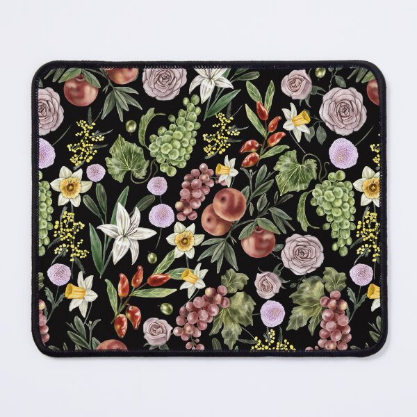 Item preview, Baroque Inspired Still Life Pattern Balck Background designed and sold by Carlo-Atzei.